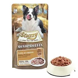 Вологий корм для собак Stuzzy Monoprotein Chicken 150г, беззерновий, з 70% курки, монопротеїновий, з вітамінами