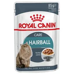 Набір вологого корму для дорослих котів Royal Canin Hairball Care шматочки в соусі 1.02 кг (12 шт. х 85 г) - мініатюра 2