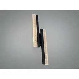 Настінне LED бра Romin планка чорний 16 Вт дві лінії