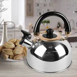 Чайник для газової плити Maestro MR-1300 зі свистком з нержавіючої сталі - мініатюра 3