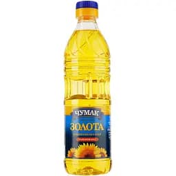 Масло подсолнечное Чумак рафинированное дезодорированное 500 мл (91909)