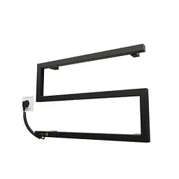 Електрична рушникосушарка Kosser Зета 350x550 EL ЗЗ01EL, Чорний матовий, Ліве