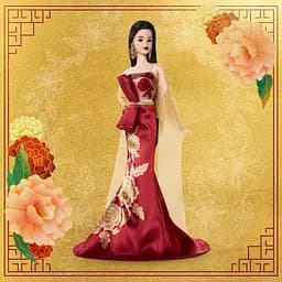 Колекційна лялька Barbie Signature Місячний Новий рік (JJX83) - мініатюра 7