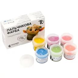 Дитячий набір пальчикових фарб Gamma 7C40601, 6 кольорів