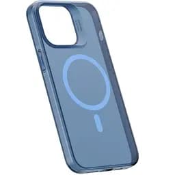 Захисний чохол Vokamo для iPhone 15 Plus з магнітним кільцем блакитний (NVK010859)