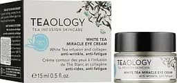 Крем для зони навколо очей Teaology White Tea Miracle Eye Cream 15 мл - мініатюра 3