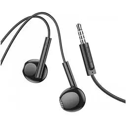 Навушники пластикові Borofone BM76 Ocean universal with mic чорні 6974443388268