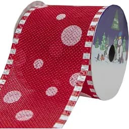 Декоративна стрічка Devilon поліестер в рулоні 6.3 см 3 м червона в асортименті (080556-5)