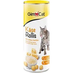 Лакомство для кошек GimCat Kase-Rollis общеукрепляющий комплекс с сыром, 425 г