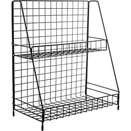 Двухуровневая сушилка для посуды Ringel Raum 30х15.5х34 см черная (RG-025b)
