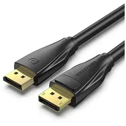 Кабель мультимедийный DisplayPort M to DisplayPort M 2.0m V1.4 8K black Vention (HCDBH)