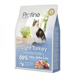 Сухий корм Profine Light для кішок з зайвою вагою, з індичкою та куркою, 2 кг