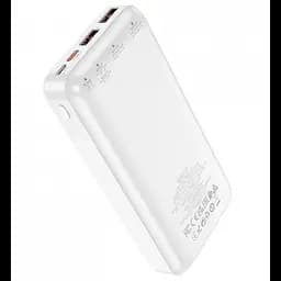 Зовнішній акумулятор Power bank HOCO J101A Astute 22.5 W 20000 mAh PD22,5W+QC3.0 батарея Білий - мініатюра 3