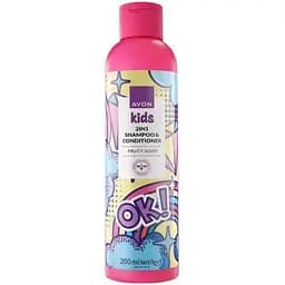 Дитячий 2-в-1 шампунь-кондиціонер для волосся Avon з фруктовим ароматом 200 мл