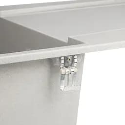 Кухонна мийка Lidz 790x495/230 GRA-09 (LIDZGRA09790495230), Сірий - мініатюра 5