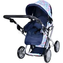 Дитяча коляска-книжка Melogo 9346 EVA 55×66×36 см блакитна