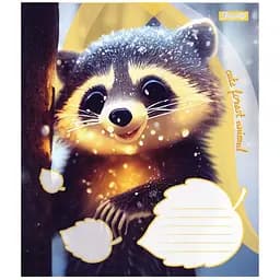 Набор тетрадей 1 Вересня Cute forest animal, в линию, 12 листов, 25 шт. (766280)