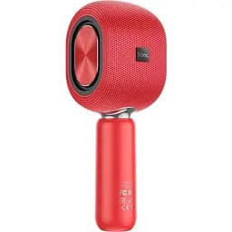 Мікрофон з караоке Hoco BK8 Cool Hi K-Song Red 759559 [79260] - мініатюра 2