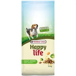 Сухий корм Happy Life Adult Dinner with Chicken для собак усіх порід 15 кг (5410340311066)