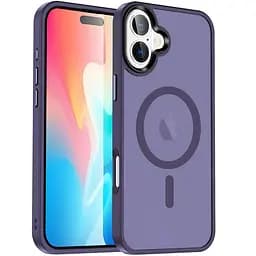Чехол Ummi Colorful with MagSafe для Apple iPhone 16 Plus 6.7" Темно-фиолетовый/Dark Purple