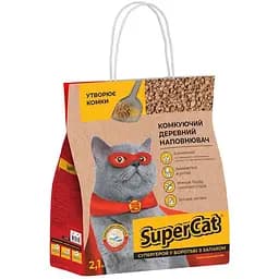 Наполнитель SuperCat Комкующий 2.1кг