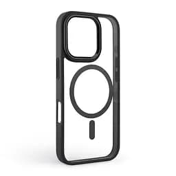 Чехол Apple iPhone 16 Pro, Unit MagSafe, черный, прозрачный, магсейф, противоударный, магнитный, панель-накладка с поддержкой MagSafe, с поддержкой беспроводной зарядки, TPU+PC, защита всего корпуса, ударопрочный, ArmorStandart (ARM78709) - мініатюра 2