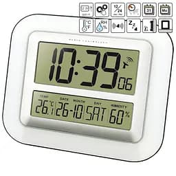 Годинник настінний Technoline WS8006 Silver (WS8006) - мініатюра 4