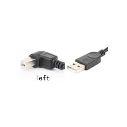 Кабель для принтера USB 2.0 AM/BM 1.0m 90 left Value (S0671)