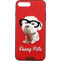 Чохол-накладка Remax Funny Pets Series Case Apple iPhone 7 Plus Red - мініатюра 3