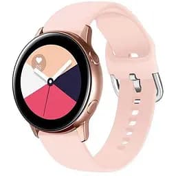 Силиконовый ремешок Watchbands розовый для Samsung Galaxy Watch Active 2 - размер L (WB0021NORMALPINKA2)