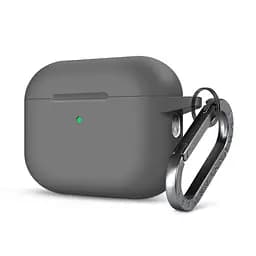 Силіконовий чохол для навушників Apple AirPods Pro 3, Hang Case, сірий, ультратонкий захисний кейс товщиною 2 мм, захист від подряпин, пилу та ударів, компактний, з карабіном для кріплення, ArmorStandart (ARM88270)
