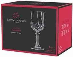 Набір келихів Cristal d'Arques Paris Longchamp, 6х170 мл (6703334) - мініатюра 8
