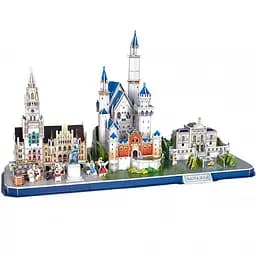 Трехмерная головоломка-конструктор CubicFun City Line Bavaria, 178 элементов (MC267h)