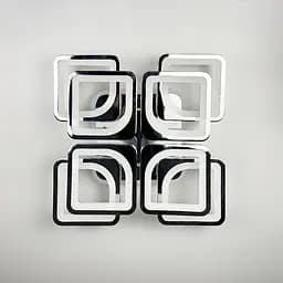 Светодиодная LED люстра с RGB подсветкой в ​​корпусе цвета хром Ст. A 2281/4+4 S RGB CH | Line F