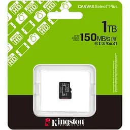 Memory card microSDXC 1TB Kingston Canvas Select Plus Gen3 C10 A1 V30 U3, Retail - мініатюра 3