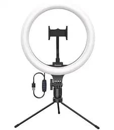 Кольцевая лампа Baseus Live Stream Holder-table Stand 25,4 см CRZB10-A01 Black