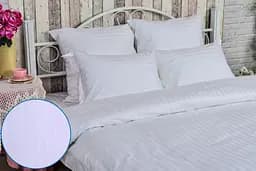 Комплект постельного белья Руно полуторный сатин страйп 1.50ДУ_1х1