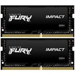 Модуль памяти SO-DIMM 2x32 ГБ/3200 DDR4 Kingston Fury Impact (KF432S20IBK2/64)
