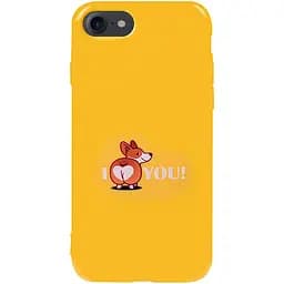 Чехол-накладка Toto Pure TPU 2 mm Print Case Apple iPhone 7/8/SE 2020 #68 Korgias Yellow