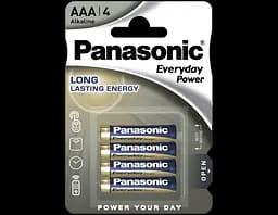 Батарейки Panasonic LR03REE/4BR Everyday Power лужні AAA блістер 4 шт