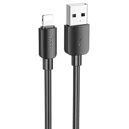 Дата кабель Hoco X96 Hyper USB to Lightning 12W (0.25m) Black - мініатюра 1