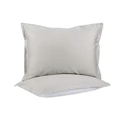 Наволочки с ушками сатин premium 300ТС Lotus Home - Florida серый 50x70+2,5 (2 шт)