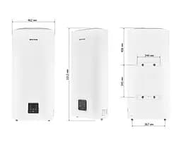 Водонагрівач "Плоский" Mixxus EWH-09050 Flat WET накопичувальний 50 л мокрий тен 2 kW WH0594 - мініатюра 2