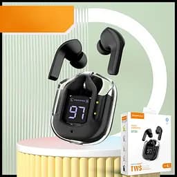 Бездротові навушники Duopuni BT30 TWS Wireless Headset, Bluetooth 5.3, 250 mAh Black - мініатюра 3