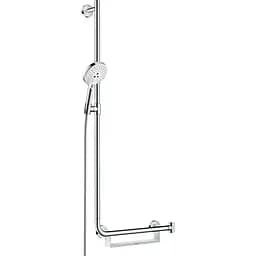 Душовий набір Hansgrohe Raindance Select S 120/110 см 3Jet Left White/Chrome 26325400, Хром