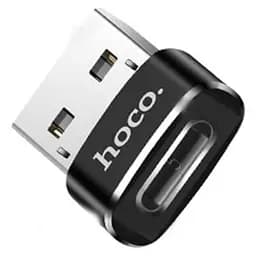 Adapter Hoco UA6 USB -> Type-C Black - мініатюра 6