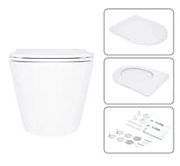 Набір Q-tap Nest 4 в 1 підвісний унітаз Swan Ultra Quiet 520x360x320 + комплект інсталяції QT16335180W48200 - мініатюра 6