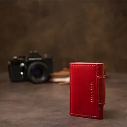 Жіноча шкіряна візитниця GRANDE PELLE 7х10х1.5 см acs0018800 - мініатюра 8