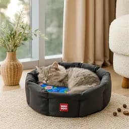 Лежанка для собак Waudog Relax Інжир M  42х52х19 см   - мініатюра 4
