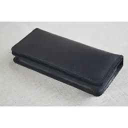 Клатч-кошелек Crazy Horse с отделением для телефона и монетницей, черный